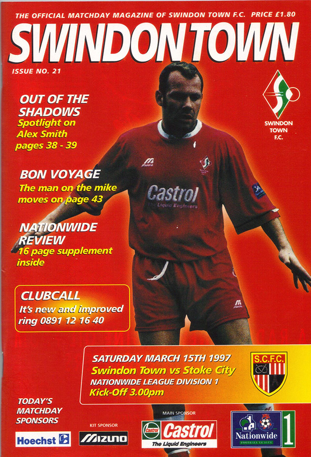 <b>Saturday, March 15, 1997</b><br />vs. Stoke City (Home)